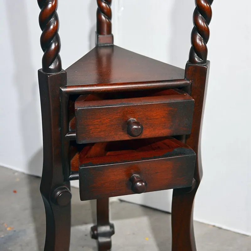 Стійка для квітів з шухлядками HK-702 червоне дерево Індонезія